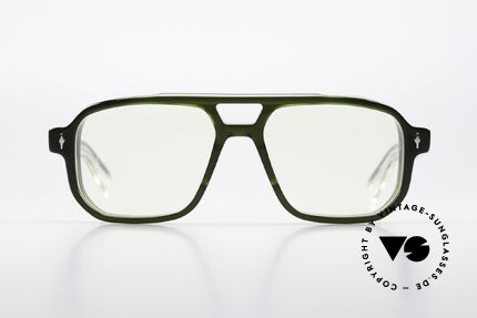 Jacques Marie Mage Evans Massive Azetatbrille Eckig, sehr massiver Azetatrahmen für Damen und Herren, Passend für Herren und Damen