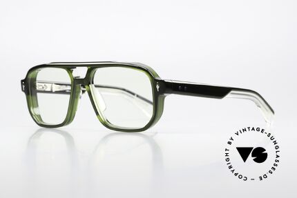Jacques Marie Mage Evans Massive Azetatbrille Eckig, Color Code: BORNEO, Limited Edition in Größe 55/17, Passend für Herren und Damen