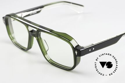 Jacques Marie Mage Evans Massive Azetatbrille Eckig, JMM zeigt, dass "vintage" keine Frage des Alters ist!, Passend für Herren und Damen