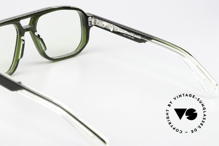 Jacques Marie Mage Evans Massive Azetatbrille Eckig, Größe: large, Passend für Herren und Damen