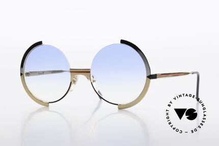 Casanova FC4 Runde Kunstsonnenbrille 80er, sehr markante vintage Casanova Sonnenbrille der 80er, Passend für Herren und Damen Casanova FC4 Runde Kunstsonnenbrille 80er, sehr markante vintage Casanova Sonnenbrille der 80er, Passend für Herren und Damen