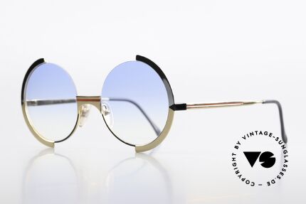 Casanova FC4 Runde Kunstsonnenbrille 80er, vergoldete Metall-Fassung (damals selbstverständlich), Passend für Herren und Damen Casanova FC4 Runde Kunstsonnenbrille 80er, vergoldete Metall-Fassung (damals selbstverständlich), Passend für Herren und Damen