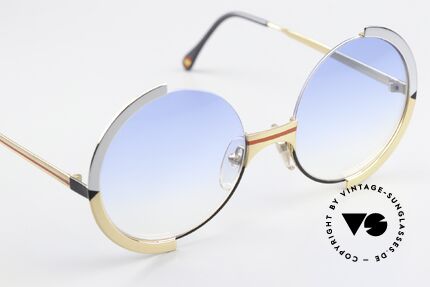 Casanova FC4 Runde Kunstsonnenbrille 80er, eine kostbare, ungetragene, VINTAGE Designer Rarität, Passend für Herren und Damen Casanova FC4 Runde Kunstsonnenbrille 80er, eine kostbare, ungetragene, VINTAGE Designer Rarität, Passend für Herren und Damen