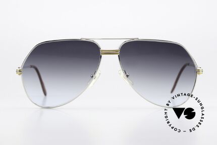 Cartier Vendome LC - L Platin Sonnenbrille Aviator 80er, Vendome = das berühmteste Brillendesign von CARTIER, Passend für Herren