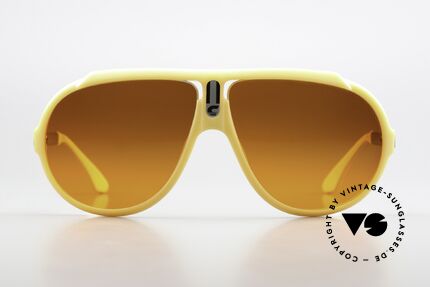Carrera 5512 2in1 Sonnenbrille Weiss & Braun, berühmte Filmsonnenbrille von 1984 (echter Klassiker), Passend für Herren Carrera 5512 2in1 Sonnenbrille Weiss & Braun, berühmte Filmsonnenbrille von 1984 (echter Klassiker), Passend für Herren