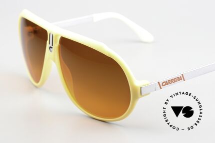 Carrera 5512 2in1 Sonnenbrille Weiss & Braun, absolutes Kultobjekt; weltweit begehrtes Sammlerstück, Passend für Herren Carrera 5512 2in1 Sonnenbrille Weiss & Braun, absolutes Kultobjekt; weltweit begehrtes Sammlerstück, Passend für Herren