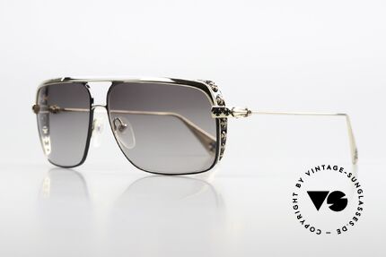 Chrome Hearts Boneyard II Titanium Sonnenbrille Vergoldet, typisch provokanter C.H. Modellname = Friedhof, Passend für Herren Chrome Hearts Boneyard II Titanium Sonnenbrille Vergoldet, typisch provokanter C.H. Modellname = Friedhof, Passend für Herren