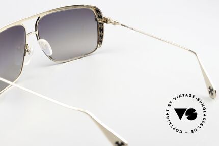 Chrome Hearts Boneyard II Titanium Sonnenbrille Vergoldet, Größe: extra large, Passend für Herren Chrome Hearts Boneyard II Titanium Sonnenbrille Vergoldet, Größe: extra large, Passend für Herren