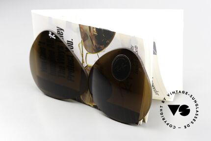 Ray Ban Aviator 62mm Lenses B&L USA Sonnengläser B15, orig. Gläser für die alten 62er Ray-Ban Aviator, Passend für Herren und Damen Ray Ban Aviator 62mm Lenses B&L USA Sonnengläser B15, orig. Gläser für die alten 62er Ray-Ban Aviator, Passend für Herren und Damen