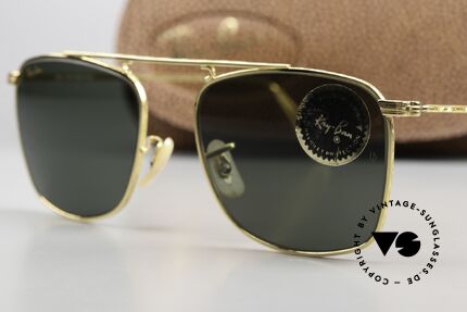 Ray Ban Vintage Rectangle Alte Bausch&Lomb USA Brille, Größe: small, Passend für Herren und Damen Ray Ban Vintage Rectangle Alte Bausch&Lomb USA Brille, Größe: small, Passend für Herren und Damen