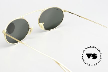 Ray Ban Vintage Oval Bausch&Lomb USA Brille 90er, orig. Name: Vintage Oval, gold, W1696, G-15, 51mm, Passend für Herren und Damen Ray Ban Vintage Oval Bausch&Lomb USA Brille 90er, orig. Name: Vintage Oval, gold, W1696, G-15, 51mm, Passend für Herren und Damen