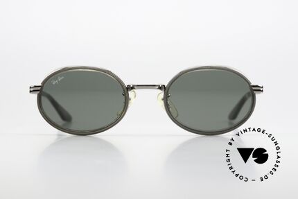 Ray Ban Sidestreet Combo Oval Bausch & Lomb Sonnenbrille 90s, ovale Ray-Ban Unisex-Sonnenbrille von 1996/1997, Passend für Herren und Damen Ray Ban Sidestreet Combo Oval Bausch & Lomb Sonnenbrille 90s, ovale Ray-Ban Unisex-Sonnenbrille von 1996/1997, Passend für Herren und Damen