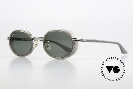 Ray Ban Sidestreet Combo Oval Bausch & Lomb Sonnenbrille 90s, eines der letzten Modelle von Bausch&Lomb, USA, Passend für Herren und Damen Ray Ban Sidestreet Combo Oval Bausch & Lomb Sonnenbrille 90s, eines der letzten Modelle von Bausch&Lomb, USA, Passend für Herren und Damen
