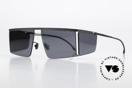 Mykita Helmut Lang HL001 Eckige Brille Mit Seitenscheiben, eine minimalistisch-avantgardistische Sonnenbrille, Passend für Herren und Damen Mykita Helmut Lang HL001 Eckige Brille Mit Seitenscheiben, eine minimalistisch-avantgardistische Sonnenbrille, Passend für Herren und Damen