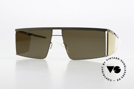 Mykita Helmut Lang HL001 Camou Green Jelly Yellow Sides, Mykita Sonnenbrille, Mod. HL001, Gr. 57/13, c. 870, Passend für Herren und Damen Mykita Helmut Lang HL001 Camou Green Jelly Yellow Sides, Mykita Sonnenbrille, Mod. HL001, Gr. 57/13, c. 870, Passend für Herren und Damen