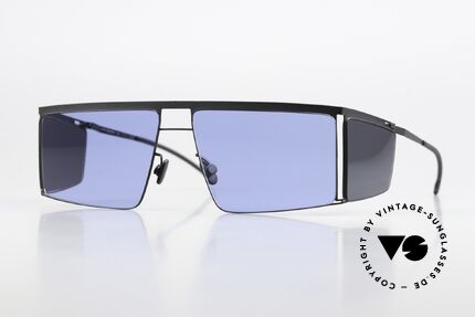 Mykita Helmut Lang HL001 Black Sides Superblue Solid, Mykita Sonnenbrille, Mod. HL001, Gr. 57/13, c. 868, Passend für Herren und Damen Mykita Helmut Lang HL001 Black Sides Superblue Solid, Mykita Sonnenbrille, Mod. HL001, Gr. 57/13, c. 868, Passend für Herren und Damen