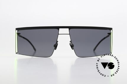 Mykita Helmut Lang HL001 Black With Fluo Yellow Sides, Zusammenarbeit mit Modedesigner HELMUT LANG, Passend für Herren und Damen Mykita Helmut Lang HL001 Black With Fluo Yellow Sides, Zusammenarbeit mit Modedesigner HELMUT LANG, Passend für Herren und Damen