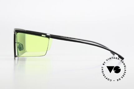Mykita Helmut Lang HL001 Black With Fluo Yellow Sides, ungetragenes Modell mit vollständiger Verpackung!, Passend für Herren und Damen Mykita Helmut Lang HL001 Black With Fluo Yellow Sides, ungetragenes Modell mit vollständiger Verpackung!, Passend für Herren und Damen