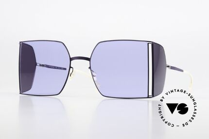 Mykita Helmut Lang HL003 Mulberry Dark Purple Sides, Mykita Sonnenbrille, Mod. HL003, Gr. 54/20, c. 890, Passend für Herren und Damen Mykita Helmut Lang HL003 Mulberry Dark Purple Sides, Mykita Sonnenbrille, Mod. HL003, Gr. 54/20, c. 890, Passend für Herren und Damen