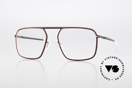 Mykita Studio 6.8 Coloring With Indigo Rusty Red, MYKITA Studio 6.8 Brille, Größe 54-18, color 441, Passend für Herren und Damen