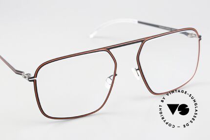 Mykita Studio 6.8 Coloring With Indigo Rusty Red, dadurch wird fast ein psychedelischer Effekt erzeugt, Passend für Herren und Damen