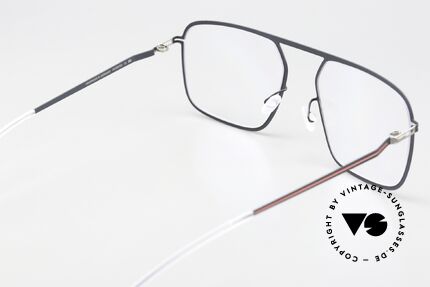 Mykita Studio 6.8 Coloring With Indigo Rusty Red, wirklich interessantes, ungetragenes Designerstück, Passend für Herren und Damen