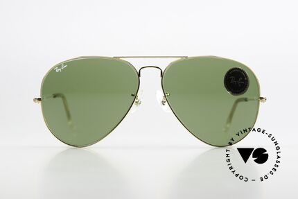 Ray Ban Large Metal II 80er Pilotenbrille RB3 Aviator, die Pilotenbrille schlechthin in Größe 62/14 large, Passend für Herren Ray Ban Large Metal II 80er Pilotenbrille RB3 Aviator, die Pilotenbrille schlechthin in Größe 62/14 large, Passend für Herren