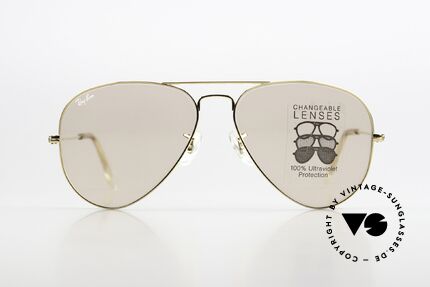 Ray Ban Large Metal Changeable Linsen B&L USA, die Pilotenbrille schlechthin; medium Größe 58/14, Passend für Herren und Damen Ray Ban Large Metal Changeable Linsen B&L USA, die Pilotenbrille schlechthin; medium Größe 58/14, Passend für Herren und Damen