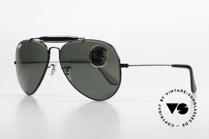 Ray Ban Outdoorsman Ultra Rare Version In 58mm Size, die vintage Pilotenbrille, sehr RARE Größe 58/14, Passend für Herren Ray Ban Outdoorsman Ultra Rare Version In 58mm Size, die vintage Pilotenbrille, sehr RARE Größe 58/14, Passend für Herren
