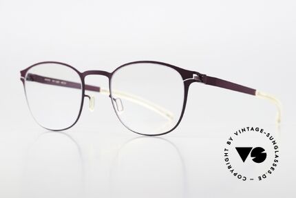 Mykita Cleo Damenbrille No1 Collection, Color 225 = "Plum" (Pflaume) with clear DEMO lenses, Passend für Damen Mykita Cleo Damenbrille No1 Collection, Color 225 = "Plum" (Pflaume) with clear DEMO lenses, Passend für Damen