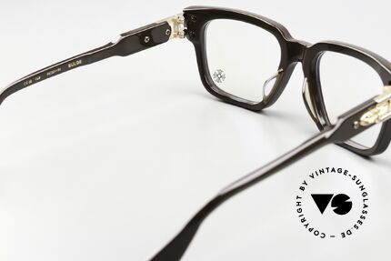 Chrome Hearts Bulge Männerbrille 18kt Vergoldet, Azetat-Fassung kann beliebig verglast werden, Passend für Herren