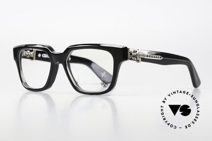 Chrome Hearts Vagillionaire II Männerbrille 925 Silber Rocker, mit 925er Sterling Silber als Dekor-Elemente, Passend für Herren Chrome Hearts Vagillionaire II Männerbrille 925 Silber Rocker, mit 925er Sterling Silber als Dekor-Elemente, Passend für Herren