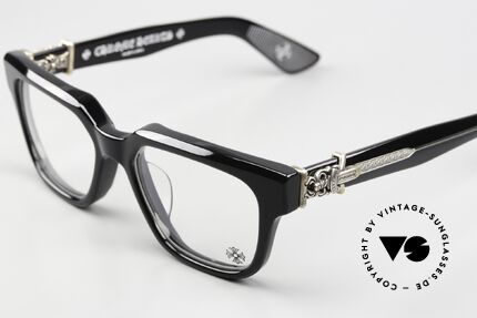 Chrome Hearts Vagillionaire II Männerbrille 925 Silber Rocker, berühmt durch die Biker- und Rocker-Szene, Passend für Herren Chrome Hearts Vagillionaire II Männerbrille 925 Silber Rocker, berühmt durch die Biker- und Rocker-Szene, Passend für Herren