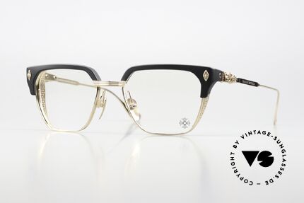 Chrome Hearts LGMA Luxusbrille Titanium 18kt Gold, Chrome Hearts Kombi-Fassung, Mod. LGMA, Passend für Herren