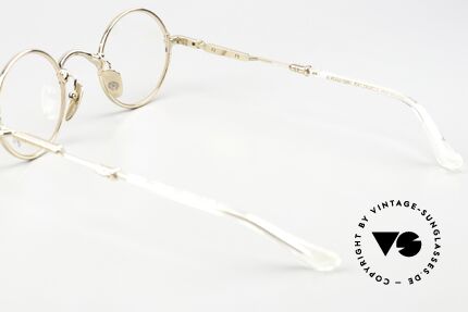 Chrome Hearts Edith F Kleine Runde Luxusbrille Gold, Größe: small, Passend für Herren und Damen Chrome Hearts Edith F Kleine Runde Luxusbrille Gold, Größe: small, Passend für Herren und Damen