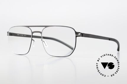 Mykita Rem Men's Brille Doppelbrücke Black, mit Doppelbrücke & in zeitloser Farbe 002 = "Black", Passend für Herren Mykita Rem Men's Brille Doppelbrücke Black, mit Doppelbrücke & in zeitloser Farbe 002 = "Black", Passend für Herren
