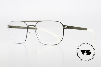 Mykita Rem Herrenbrille In Camou Green, mit Doppelbrücke und in Farbe 335 = "Camou Green", Passend für Herren Mykita Rem Herrenbrille In Camou Green, mit Doppelbrücke und in Farbe 335 = "Camou Green", Passend für Herren