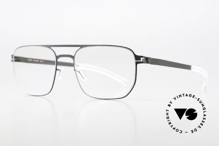 Mykita Rem Men's Metallfassung Storm Grey, mit Doppelbrücke und in Farbe 465 = "STORM GREY", Passend für Herren Mykita Rem Men's Metallfassung Storm Grey, mit Doppelbrücke und in Farbe 465 = "STORM GREY", Passend für Herren