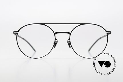Mykita Kjell Runde Brille Klassisch Schwarz, runde Brille der LITE-Kollektion (Damen und Herren), Passend für Herren und Damen Mykita Kjell Runde Brille Klassisch Schwarz, runde Brille der LITE-Kollektion (Damen und Herren), Passend für Herren und Damen