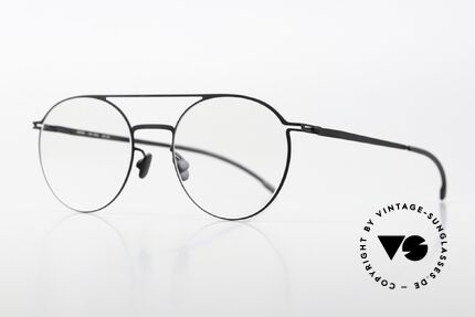 Mykita Kjell Runde Brille Klassisch Schwarz, color code 002 = "Black" (mit klaren DEMO-Gläsern), Passend für Herren und Damen Mykita Kjell Runde Brille Klassisch Schwarz, color code 002 = "Black" (mit klaren DEMO-Gläsern), Passend für Herren und Damen