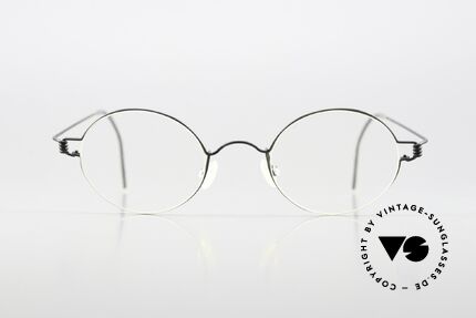 Lindberg Corona 40 Air Titan Rim Runde Titanbrille Aus den 90ern, Mod. Corona; Größe 40-20 (schmaler 20mm Nasensteg), Passend für Herren und Damen Lindberg Corona 40 Air Titan Rim Runde Titanbrille Aus den 90ern, Mod. Corona; Größe 40-20 (schmaler 20mm Nasensteg), Passend für Herren und Damen