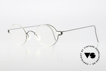 Lindberg Corona 40 Air Titan Rim Runde Titanbrille Aus den 90ern, ein echtes altes Lindberg Original aus den 90er Jahren, Passend für Herren und Damen Lindberg Corona 40 Air Titan Rim Runde Titanbrille Aus den 90ern, ein echtes altes Lindberg Original aus den 90er Jahren, Passend für Herren und Damen