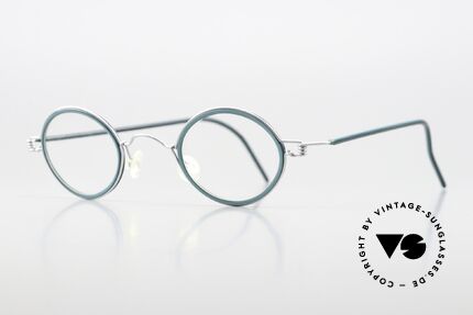Lindberg Corona 40 Air Titan Rim Veredelte 90er Jahre Titanbrille, veredelt mit Azetat-Bügelüberzug und Azetat-Inlays, Passend für Herren und Damen Lindberg Corona 40 Air Titan Rim Veredelte 90er Jahre Titanbrille, veredelt mit Azetat-Bügelüberzug und Azetat-Inlays, Passend für Herren und Damen