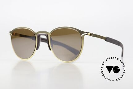 Mykita Mylon Tulip Gold Ebony Brown Siennabrown, 'made in Germany' Designer-Brille für Kenner, Passend für Herren und Damen Mykita Mylon Tulip Gold Ebony Brown Siennabrown, 'made in Germany' Designer-Brille für Kenner, Passend für Herren und Damen