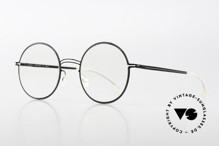 Mykita Studio 6.4 Damenbrille Shiny Graphite Mole, ultrafeine Linien folgen der Kontur des Rahmens, Passend für Damen