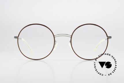 Mykita Studio 6.4 Frauenbrille Silver Pomegranate, inspiriert von der optischen Illusionskunst 1960's, Passend für Damen