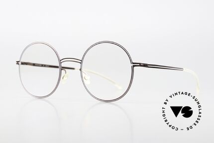 Mykita Studio 6.4 Lady Brille Purple Bronze Grey, ultrafeine Linien folgen der Kontur des Rahmens, Passend für Damen