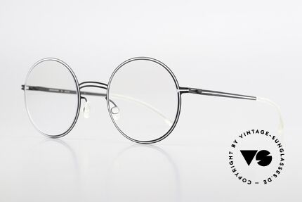 Mykita Studio 6.4 Optische Illusionskunst 60er, ultrafeine Linien folgen der Kontur des Rahmens, Passend für Damen