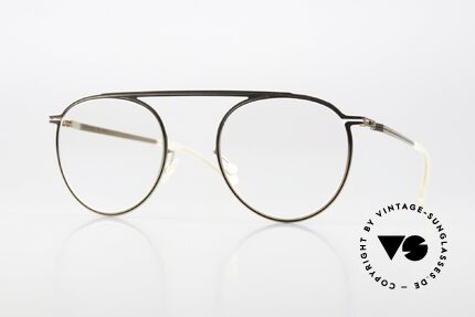 Mykita Studio 6.5 Champagne Gold Black Design, MYKITA Studio 6.5 Brille, Größe 48-22, color 342, Passend für Damen Mykita Studio 6.5 Champagne Gold Black Design, MYKITA Studio 6.5 Brille, Größe 48-22, color 342, Passend für Damen