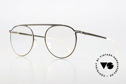 Mykita Studio 6.5 Champagne Gold Black Design, ultrafeine Linien folgen der Kontur des Rahmens, Passend für Damen Mykita Studio 6.5 Champagne Gold Black Design, ultrafeine Linien folgen der Kontur des Rahmens, Passend für Damen
